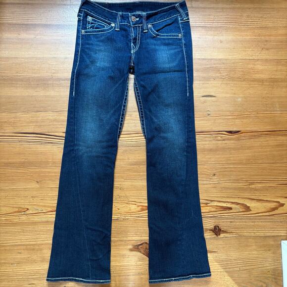 True Religion dark wash low rise bootcut jeans SIZE 32 - Picture 1 of 6